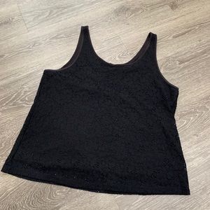 Black lace tank (GAP)